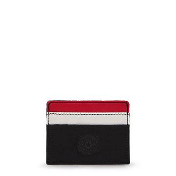 Kipling Cardy Card Holder Táska Fekete Piros | HU 2052MQ